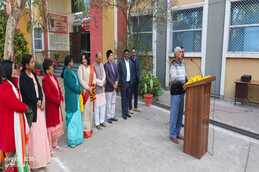 गणतंत्र दिवस समारोह 2025 राजकीय आयुर्वेद महाविद्यालय एवं चिकित्सालय , वाराणसी